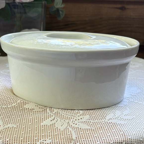 Apilco France Casserole Terrine with Lid, 1 Quart Oval. Oven to Table - Picture 1 of 4